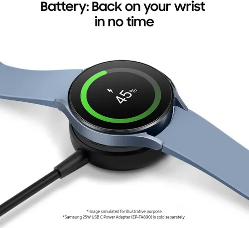 Miniatura 6 de SAMSUNG Reloj inteligente Galaxy Watch 5 de 1.575 in LTE con rastreador de cuerpo, salud, fitness y sueño, batería mejorada, cristal de zafiro