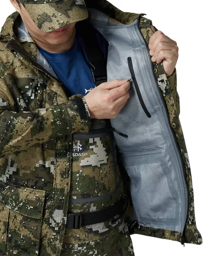 Miniatura 4 de BASSDASH Walker - Chaquetas transpirables e impermeables para pesca y caza con tela exterior silenciosa para hombres y mujeres en 7 tamaños