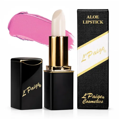 Miniatura 34 de L'Paige Lápiz labial y mancha de labios que cambian de color de pH - Transformación de marrón a rojo frambuesa, infusión de aloe vera, acabado LBR