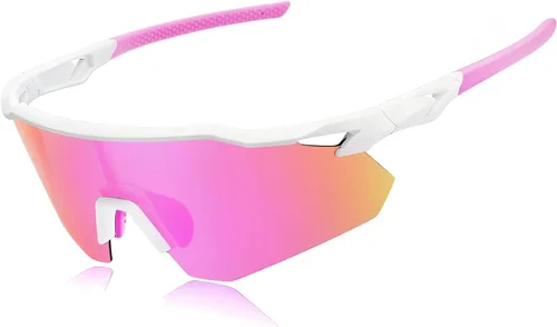 Miniatura 11 de SEKKAF Gafas de sol deportivas polarizadas para hombres y mujeres, protección UV, ligeras, para correr, ciclismo, almohadillas antideslizantes