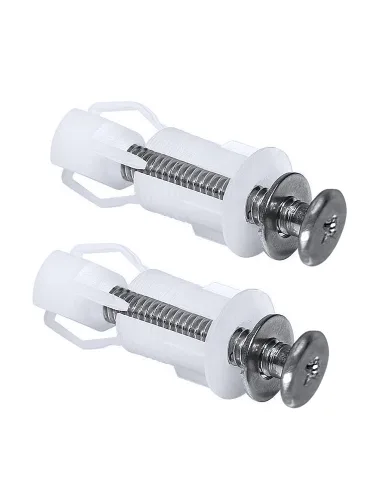 Miniatura 2 de Tornillos de asiento de inodoro de fijación superior, tapa de tuerca, fijación de cacerola, kit de montaje de agujeros ciegos, accesorios