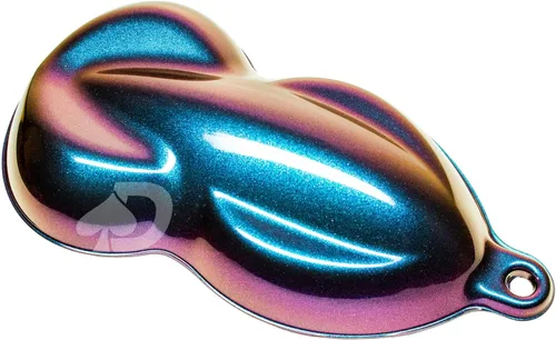 CX37 ColorShift Pearl 0.88 oz Pigmento metálico en polvo de mica | Cambio azul morado, rojo naranja | Colorante de pintura nacarada de grado