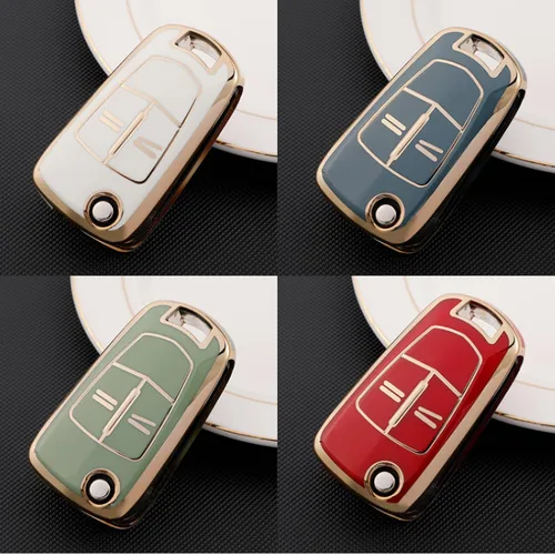 Miniatura 2 de Fashion TPU Car Flip Key Case Cover Shell Fob, for Vauhxall for Opel Astra H Corsa D Insignia Vectra Zafira Signum Car Accessories