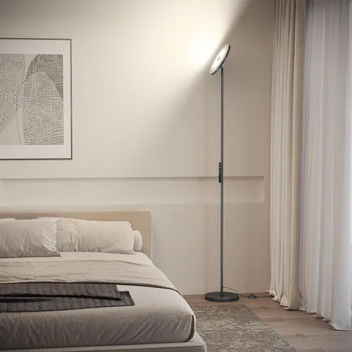Miniatura 6 de SUNMORY Lámparas de pie para sala de estar, lámpara de pie LED súper brillante de 32 W/3000 lm con control remoto, lámpara de pie de 69 pulgadas