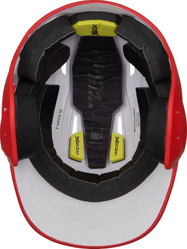 Miniatura 6 de Rawlings Casco de bateo de béisbol de carbono MACH Mate Varios tamaños Varios colores escarlata mate