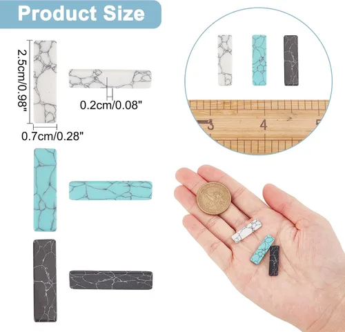 Miniatura 2 de arricraft Piedra preciosa turquesa sintética, Plástico Piedra