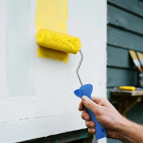 Miniatura 7 de Amazon Basics Cubiertas de rodillo de pintura de microfibra, para acabado liso, 4 pulgadas, paquete de 24