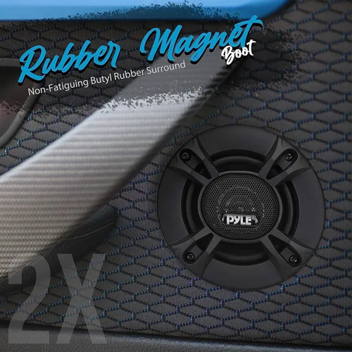 Miniatura 5 de Pyle Altavoces estéreo universales de 2 vías para automóvil, 240 W, 4 pulgadas, audio coaxial profesional potente, altavoz universal de repuesto