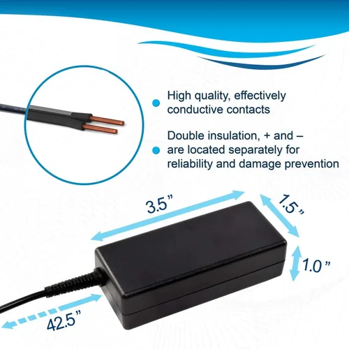 Miniatura 6 de HQRP Adaptador de CA compatible con Casio CTK-2200 / CTK2200 / CTK-2080 / CTK2080 / CTK-2300 / CTK2300 Cable de alimentación de teclados más