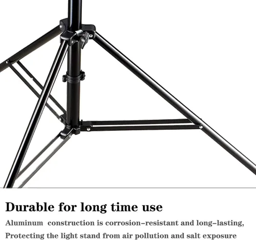 Miniatura 6 de Godox 149 pulgadas de aluminio resistente fotografía luz trípode soporte para Aputure Ls60W 300D II Godox SL-60W SL-150II FV150 FV200 AD300PRO