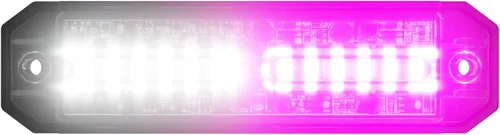 Miniatura 14 de Abrams Ultra Series [Rojo/Blanco] 18W - 6 LED [SAE Clase 1] EMS EMT Vehículo de camión de bomberos [Color dividido] Luz de advertencia