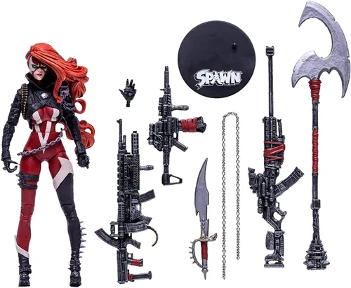 Miniatura 3 de McFarlane Toys Spawn She Spawn - Figura de acción de 7 pulgadas en caja de lujo con ocho accesorios