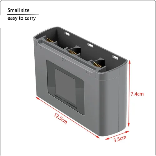 Miniatura 4 de Hub de carga de batería bidireccional para DJI Mavic Mini 2 Mavic Mini SE Drone cargador de batería, carga 3 baterías, pantalla digital LCD