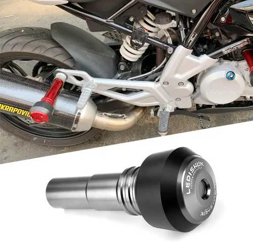 Miniatura 11 de Accessoires - Protector contra caídas de escape deslizante compatible con Suzuki GSXS750, GIXXER 250SF, GIXXER 150SF, GSX-R150, GSX-R125, GSX-S150