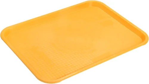 Miniatura 11 de uxcell Bandejas de plástico de comida rápida a granel de 10 x 14 pulgadas, bandejas rectangulares para servir, bandejas para cafetería, platos