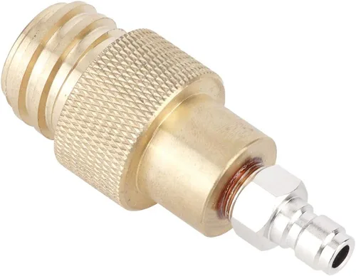 Miniatura 9 de AYNEFY Adaptador de agua, TR21-4 Adaptador de latón de rosca macho Convertidor de botella de gas de agua Adaptador de cilindro de CO2 Piezas
