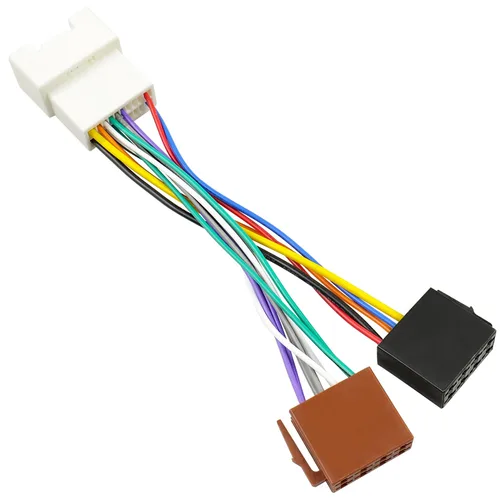 Miniatura 7 de Arnés de cable de radio de 20 pines para conector estéreo de Mitsubishi Compatible con Outlander Lancer Pajero Mirage Triton ASX Arnés de cableado
