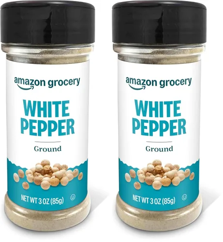 Miniatura 6 de Amazon Grocery, Pimienta blanca molida, 3 onzas (anteriormente Happy Belly, el embalaje puede variar)