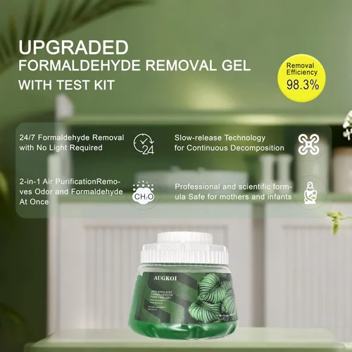 Miniatura 2 de Gel de eliminación de formaldehído, eliminador de olores fuerte, más eficaz que el carbón activado, desodorante de habitación, ambientador multiusos