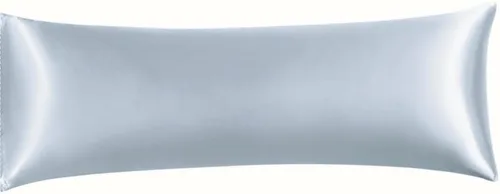 Miniatura 31 de Juwenin Bedding, funda de almohada de satén sedosa súper suave y lujosa con cremallera (funda de almohada de satén sedoso para el cabello), juego
