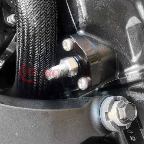 Miniatura 6 de MC MOTOPARTS CNC ajustable HP Manual Cam cadena tensor para Yamaha WR450F + WR250F + FZS1000 Fazer + YZF R1 + YZ250FX, Negro