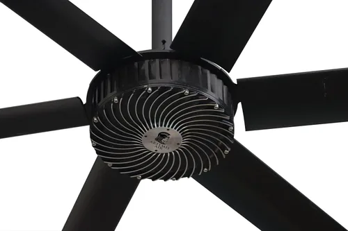 Miniatura 9 de Ventilador de techo industrial HVLS de 144 pulgadas, ventilador de techo comercial grande + 32,000 CFM con control remoto, motor PMSM, 6 Orion 120