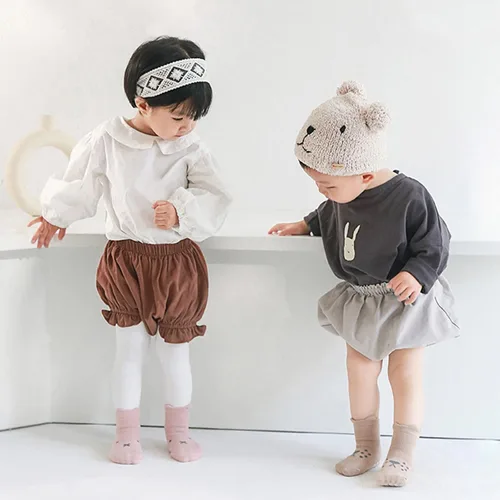 Miniatura 6 de DRESHOW BQUBO - Calcetines de vestir para bebé, calcetines de algodón para niñas pequeñas