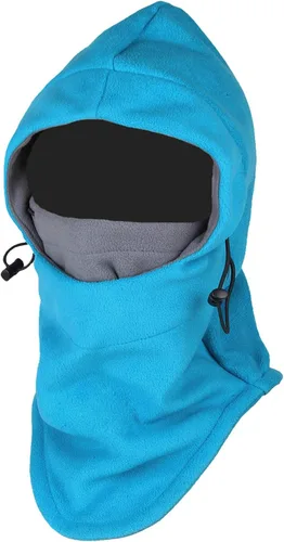 Miniatura 7 de Pasamontañas de forro polar cálido para bicicleta de esquí, máscara de cara completa, calentador de cuello, gorra deportiva de invierno