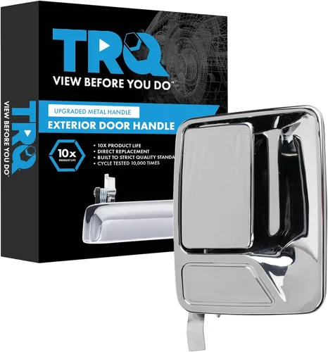 Miniatura 42 de TRQ Manija de puerta exterior delantera derecha cromada para el lado del pasajero compatible con Dodge Durango Jeep Grand Cherokee 2011-2021