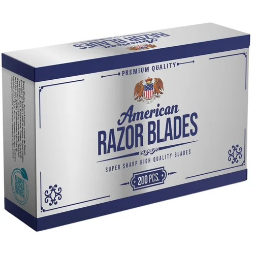 Miniatura 9 de American Razor Blades by the shave factory - Cuchillas de afeitar súper afiladas de doble filo, paquete de valor (100)