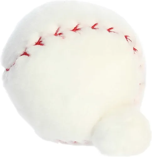 Miniatura 4 de Aurora® Adorable Palm Pals™ Slugger Baseball™ Animal de peluche - Tamaño bolsillo - Diversión coleccionable - Blanco 12.7 cm