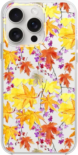 Miniatura 37 de Blingy's Funda para iPhone 15 Pro, lindo estilo de gato con patrón de flor de cerezo divertido diseño de animales de dibujos animados, funda Gato