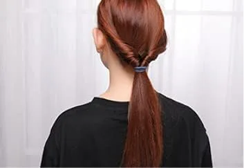 Miniatura 9 de 1 Unidad(2 piezas) Plástico Magic Hair Braid Cola de caballo Herramienta Clip Herramienta Simple DIY Estilo de Cabello Accesorios Estilo Estilo Azul