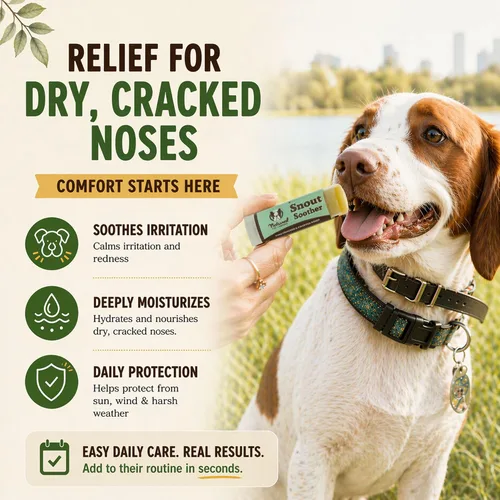 Miniatura 6 de Natural Dog Company Snout Soother Balm Tin 1 oz – Bálsamo para nariz de perro completamente natural para narices secas y agrietadas – Bálsamo