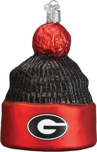 Miniatura 9 de Old World Christmas University of Georgia Hairy Dawg - Adorno de cristal soplado para árbol de Navidad, decoración navideña hecha a mano, colección