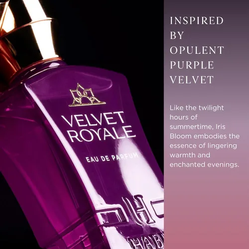 Miniatura 9 de H HABIBI Velvet Royale Perfume Árabe para Mujeres – 2.5 oz (75ML) Fragancia de Larga Duración para Mujeres, Aroma Floral Afrutado con Notas