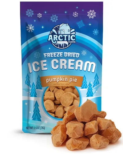 Miniatura 48 de Arctic Farms Trozos de Helado Liofilizado a Granel - No se Derrite (Mantequilla de Maní) (1 libra)
