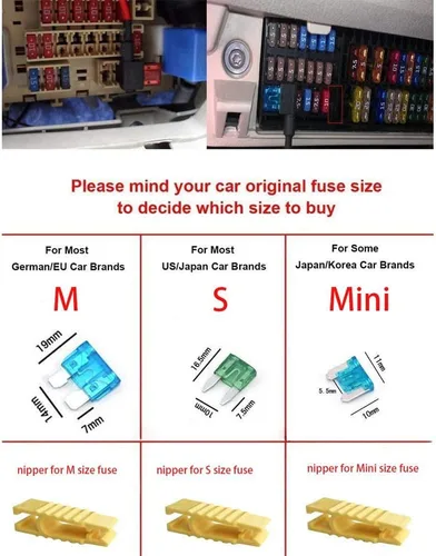 Miniatura 5 de Adaptador de grifo de fusible de 12 V para encendedor de cigarrillos de automóvil, cable de 18 AWG con soporte para fusibles, (LP-Mini APS)