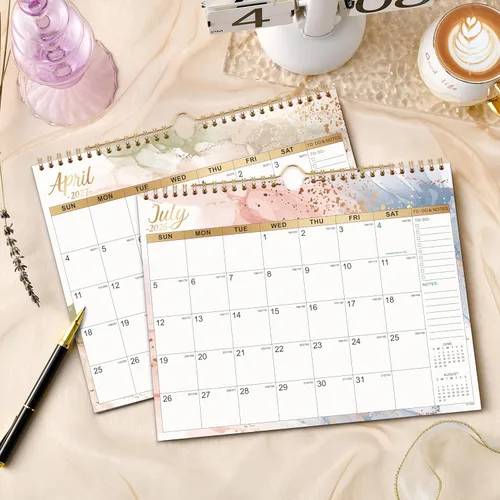 Miniatura 2 de Calendario 2026-2027 – Calendario de pared 2026-2027, de julio de 2026 a diciembre de 2027, 11 x 8.5 pulgadas, con papel grueso, fechas julianas