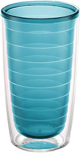 Miniatura 39 de Tervis - Vaso de viaje de mesa transparente y colorido Bayou View Collection fabricado en Estados Unidos, taza de viaje de doble pared con Surtido