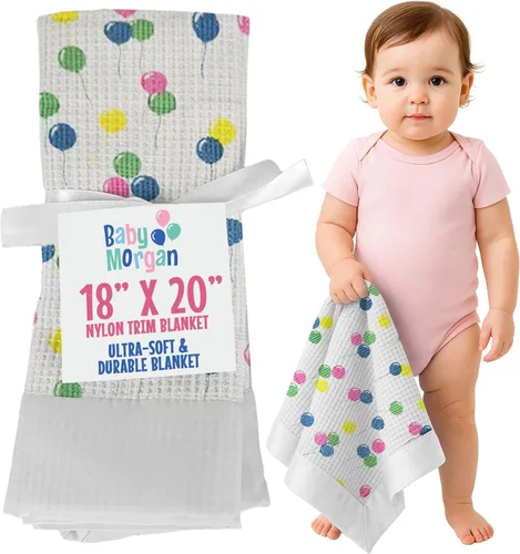 Manta térmica de punto gofre, mini manta suave y transpirable para recién nacidos y bebés, para niños pequeños para cochecitos, viajes, siestas y