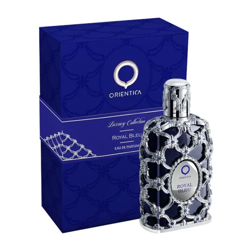 Miniatura 5 de Orientica Luxury Collection Royal Bleu Eau De Parfum 0.25 oz / 0.3 fl oz Mini Splash – Amaderado, Picante, Vainilla, Cardamomo, Bergamota, Lavanda