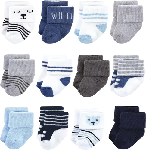 Miniatura 36 de Hudson Baby - Calcetines de algodón para bebés recién nacidos y Terry para niñas bebés