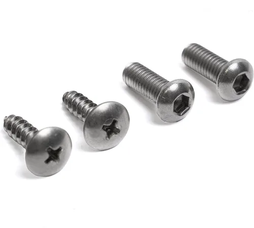 Miniatura 6 de Tornillos para placas de automóvil HPP, equipo original, Acero inoxidable
