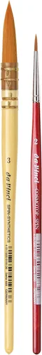 Miniatura 4 de da Vinci Brushes Petit Gris Series 418 - Juego de 2 pinceles para artistas, 2 y 3, color negro 2