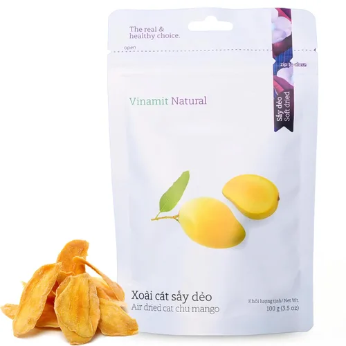 Miniatura 11 de Vinamit Fruta de Guanábana Seca Suave con Chile Bolsa de 3.5 oz Aperitivos de Fruta Exótica Masticables Vegano, Sin Gluten, Sin OMG Alto