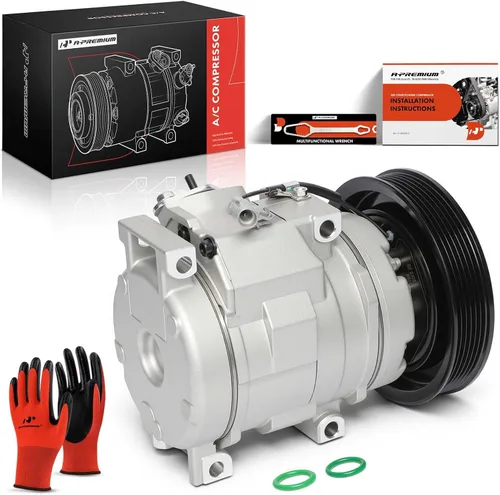 Miniatura 10 de A-Premium Compresor de A/C con embrague - Compatible con 158386 - Compatible con Toyota Corolla 1.8L 2003-2008, Matrix 1.8L 2003-2008