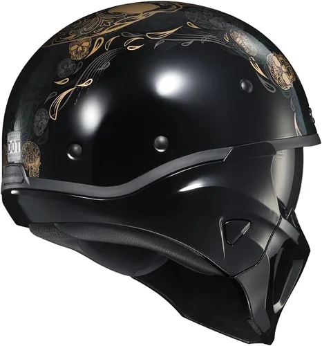 Miniatura 3 de ScorpionEXO Covert X Casco de Motocicleta de Cara Abierta Media Carcasa 3/4 Modo Listo para Comunicación Bolsillos para Altavoces DOT