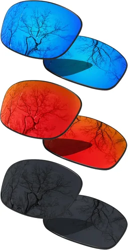 Miniatura 17 de Set of 3 Replacement Lenses for Oakley Fives Squared OO9238 Pack