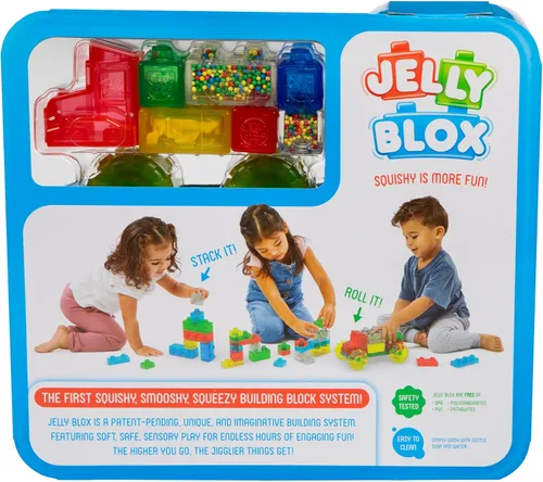 Miniatura 4 de Goliath Jelly Blox Vrroom! Kit de Camiones Incluye 35 Bloques Bloques de Construcción para Niños Pequeños y Preescolares que Pueden Apretar